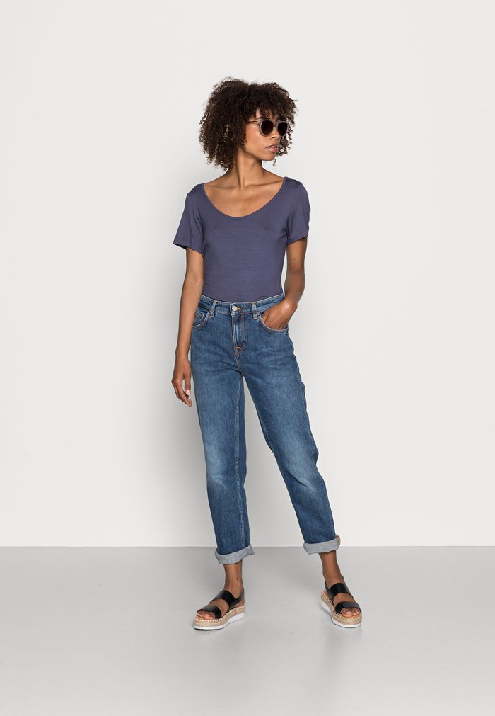 T Chemises Anna Field BASIC Bleu Femme | QTL-6472299